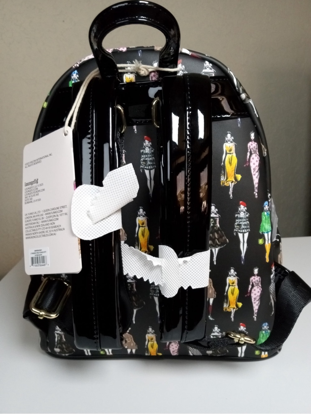 Loungefly Emily in Paris Camera Case Mini Backpack Black NWT Novelty Mini - Picture 4 of 6